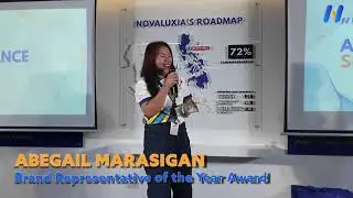 Abegail Marasigan for being awarded as our Brand Representative of the Year