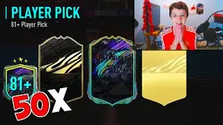 What do you get from 50x 81+ player pick packs... | FIFA 21 FUTURE STARS PACK OPENING
