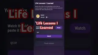 Life Lessons I Learned tapswap code today #tapswapcode #tapswap #shorts #shortvideo #trending #new