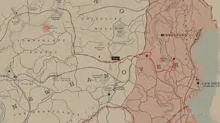 How to Find the Treasure Location Chick's Treasure Map - Red Dead Redemption 2 - PS4