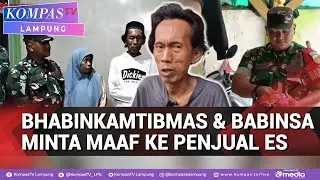 Usai Viral Fitnah Es Gabus Bhabinkamtibmas & Babinsa Minta Maaf ke Penjual Es