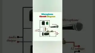 🎤Microphone circuit diagram🎤