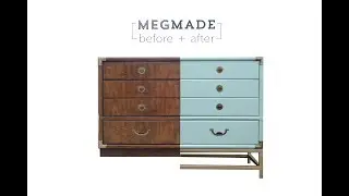 MegMade Before + After - Mint Campaign Dresser