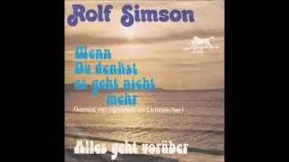 Rolf Simson - Alles geht vor&uuml;ber