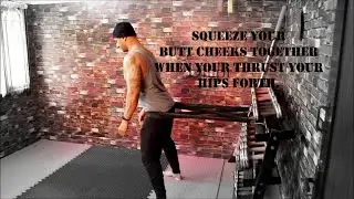 Hip thrust #resistancebandhipthrust #hipthrustathome #hipthrust #gluteexercise