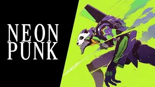 Binary Storm (Copyright Free Neon x Cyberpunk Music)