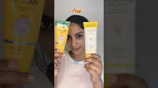 Natures essence sunscreen VS Bellavita sunscreen #trending #makeup #productsunder1000 #skincare