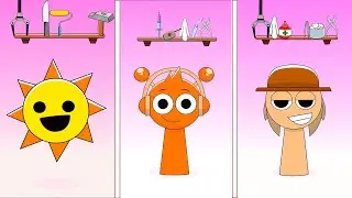OH NO! HELP! 😱 MR SUN 🆚 OREN 🆚 TUNNER  Sprunki Incredibox