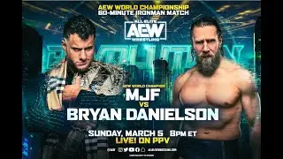 Bryan Danielson vs MJF highlights - AEW Revolution 2023