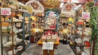 Garden Guy Bill Booth Tour & Shop at Grey Barn|Antiquing & Thrifting Vintage Pottery,Kitchen & More