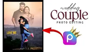Pre Wedding Photo Editing In Picsart🥰 | Double Exposure Photo Editing | Wedding Couple Photo Editing