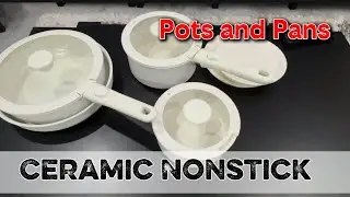 Cook, Stack & Save Space 🍳✨ | Amazon Basics Ceramic Cookware Review