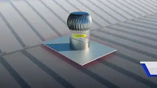 Warehouse Turbine - Tornado Industrial Roof Ventilation System