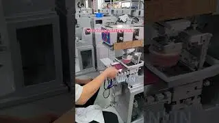 Two-color pad printing machine #machine #factory #padprintingmachine#toys#logo#label