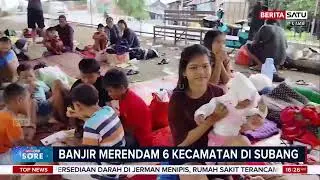 Banjir Subang Masih Setinggi 1 Meter Paksa Ribuan Warga Mengungsi #Beritasatu