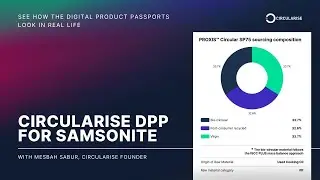 Circularise DPP in Samsonite's Circular Luggage Collections