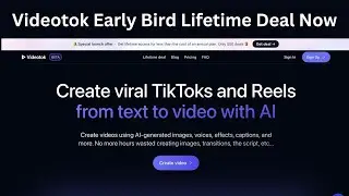 Videotok Lifetime Deal - Create viral TikToks and Reels from text to video with AI
