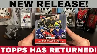 Topps returns to hockey! 2020-21 Topps NHL Sticker Collection box break!