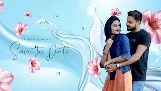 Save the date motion graphic video