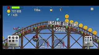 Roller Coaster 🎢 Hill climb  