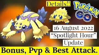 Next Spotlight Hour Pokemon Go | Joltik Spotlight Hour | August 2022 Spotlight Hour Pokemon Go