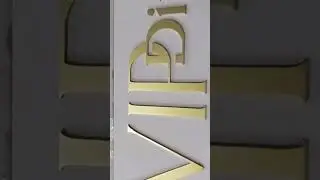 Solid cut metal letters are the ultimate in sign lettering because they look like pure gold.