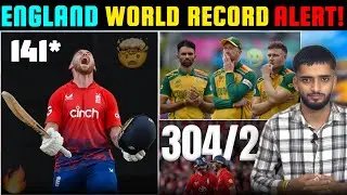 ENGLAND WOLRD RECORD OF 304 RUN IN T20 | Phill Salt 141* | ENG vs SA | Cric Inshot