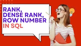 Mastering SQL Ranking Functions: RANK, DENSE_RANK, and ROW_NUMBER Explained! | window functions #sql