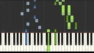 Fallen Down (Reprise) SLOW EASY PIANO TUTORIAL