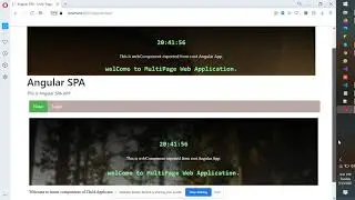 #shorts Multi Page App with Angular .Net Core 5 MVC