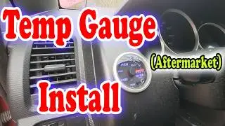 How to Install Aftermarket Temp Gauge! #carmod #diy #howto #howtovideo #howtofix #gauge #honda