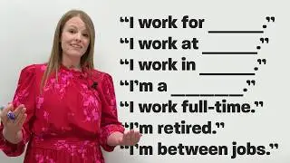 Easy English Conversation: Talk About Your Job & Career