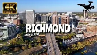 Richmond, Virginia In 4K By Drone - Amazing View Of Richmond, Virginia 