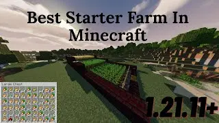 Best Starter Farm &ndash; Minecraft 1.21.11+