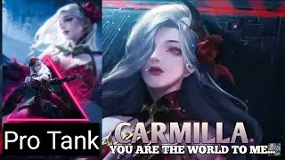 Carmilla best tank with all combo #carmilla #protank #tankmlbb #mobilelegendsmania
