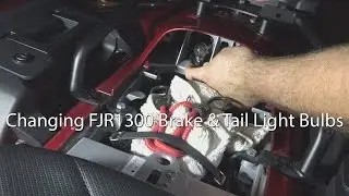 Changing Yamaha FJR1300 Tail And Brake Light Bulbs