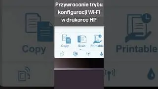 Przywracanie trybu konfiguracji Wi-Fi w drukarce HP | HP Support
