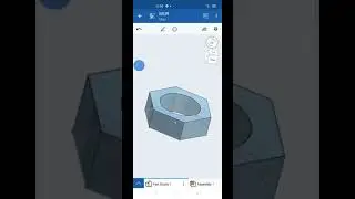 Tutorial Onshape 3d Mur / Nut #onshapeandroid