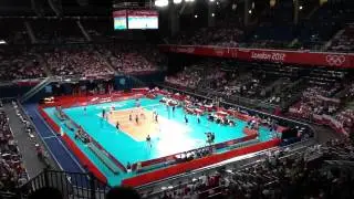 Polish fans going crazy over their volleyball team