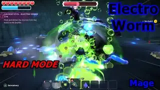 HARD MODE BOSS: Electro Worm | Mage (Solo / No Damage / Efficient) - Portal Knights