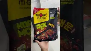 Wow Korean Veg Momos #momos #wow #frozenfood #asmr #readytoeat #viral #trending #shorts