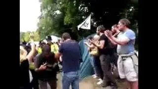 CarolineLucas Arrest DTG190813 1524hrs #reclaimthepower  #Balcombe