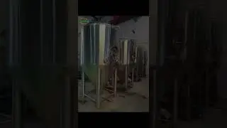 2000L beer fermentation tanks with cooling jacket. #beer #fermenter #fermentationtank  #fermentation