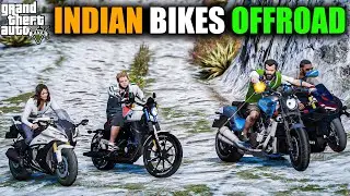 GTA 5 : GOING WO LEH LADKAH IN SNOW FALL WITH SUPERBIKES AND JIMMY AND MICHAEL OMG!