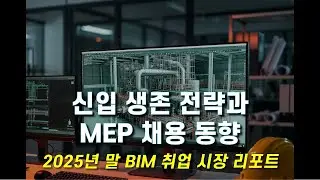요약_ⓐ2025년 말 BIM 취업 시장 리포트: 신입 생존 전략과 MEP 채용 동향