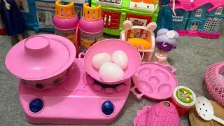 Satisfying with unboxing miniature kitchen set toys || 4 minutes || & reviews ASMR video 