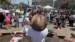 Hundreds gathered to march and rally through downtown for International Women&rsquo;s Day