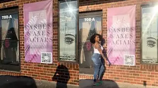 Lash Salon Tour | 22 yr old salon owner| LaVeta Esthetics Salon | Myraclesaddee