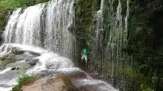 Behind the Water Fall Sgwd Clun-gwyn Ystradfellte