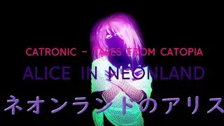 CATRONIC - tales from catopia - alice in neonland - videoinstallation 2021